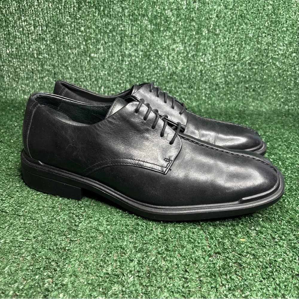 Rockport Black Leather Split Toe Oxford Dress Shoes Men’s Size‎ 10.5 M